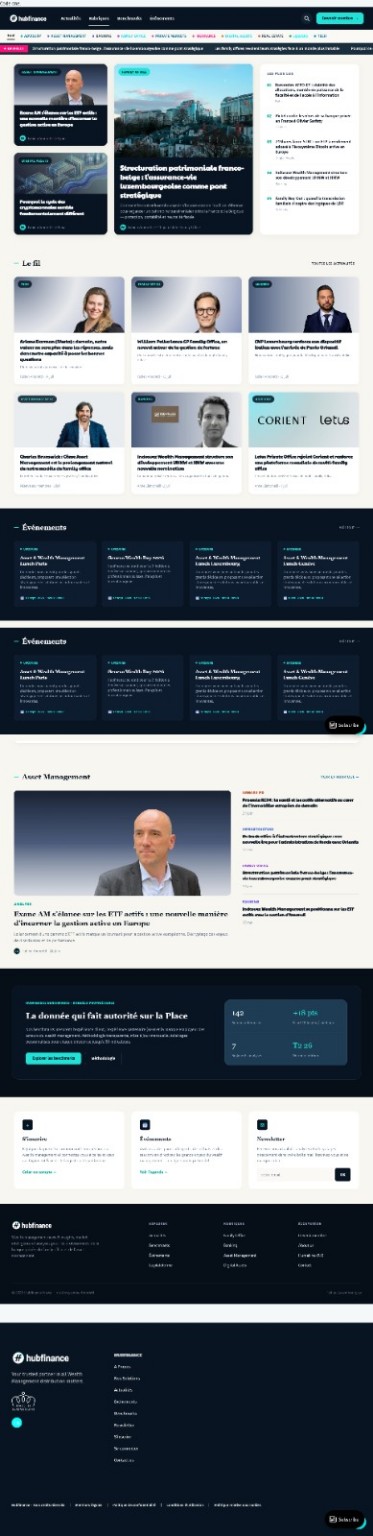 Hubfinance homepage